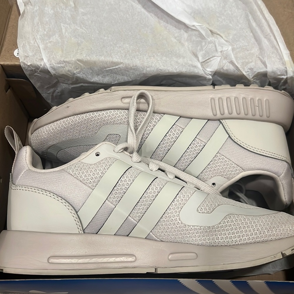 Women’s Cream Adidas Original Athletic Sneakers